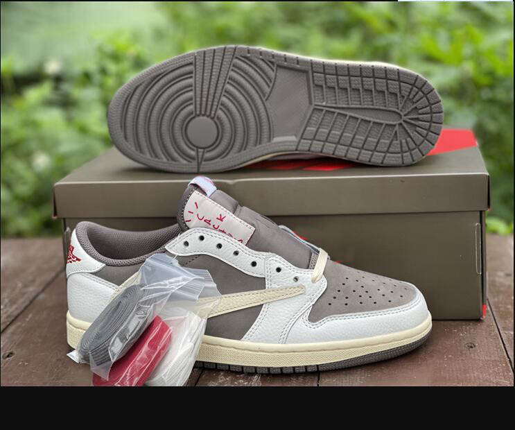 Shoes Travis 1 Low Reverse Mocha Men 1s Cactus White Black Brown Sports Trainers Sneakers