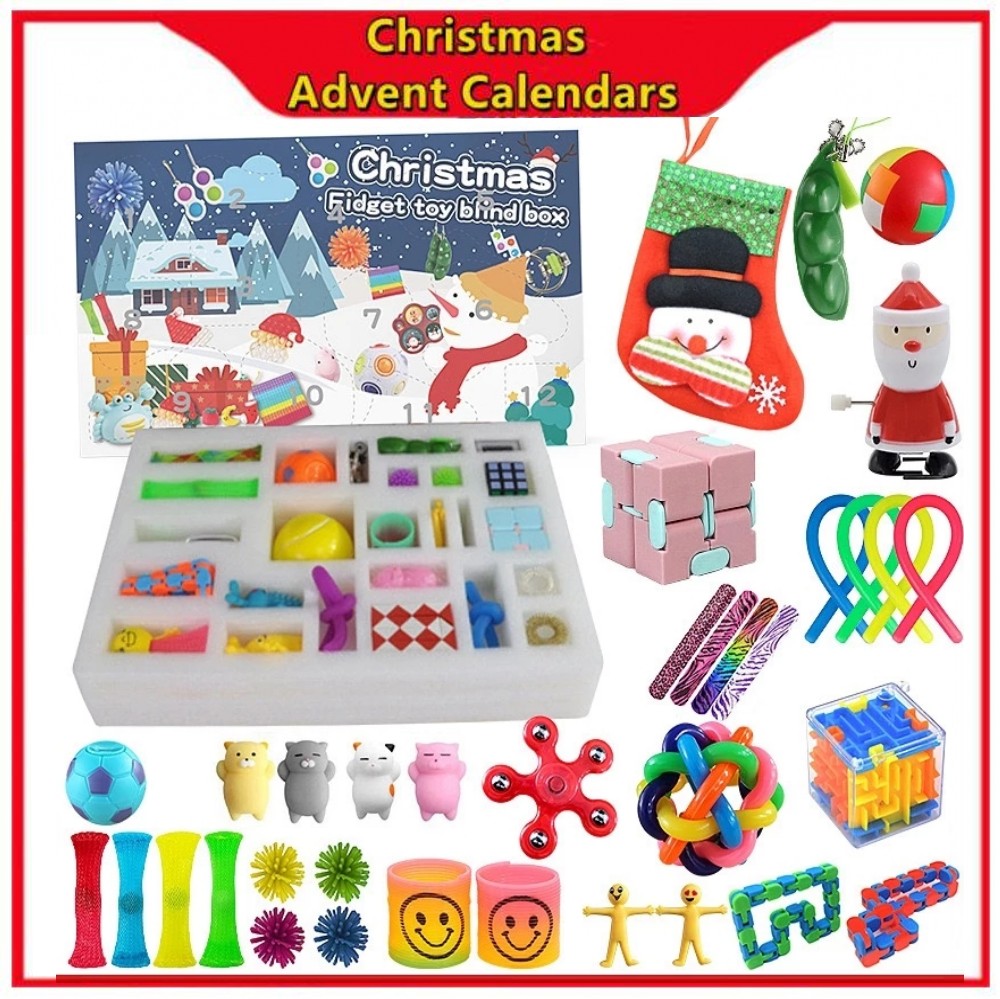 Fast Tiktok Christmas Favor Advent Sensory Calendars Fidget Toys Bift Blind Box Xmas Gift For Children Kids Push Bubble Autism Stress Relief Anti Anxiety CS14
Fast Tiktok Christmas Favor Advent Sensory Calendars Fidget Toys Bift Blind Box Xmas Gift For Children Kids Push Bubble Autism Stress Relief Anti Anxiety CS14