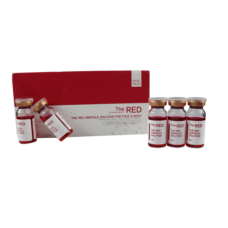 Beauty Items The RED Ampoule Solution Lipolytic dissolve fat lipolysis ampoule 10ml x 5vails