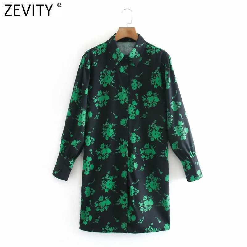 Zevity Women Fashion Green Flower Print Casual Slim Mini Shirt Dress Office Lady Long Sleeve Chic Business A Line Vestido DS4753 210603, As pic ds4753ld
Zevity Women Fashion Green Flower Print Casual Slim Mini Shirt Dress Office Lady Long Sleeve Chic Business A Line Vestido DS4753 210603, As pic ds4753ld
