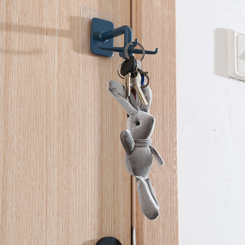 360 Degrees Rotating Hook Kitchen Accesorios Storage Bathroom Organizar Storage Rack Rotated Holder Wall Mounted Hanging Hooks