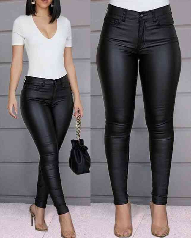 spring women pu leather pants black stretch bodycon trousers women high waist long casual pencil pants s-3xl, Black;white
spring women pu leather pants black stretch bodycon trousers women high waist long casual pencil pants s-3xl, Black;white