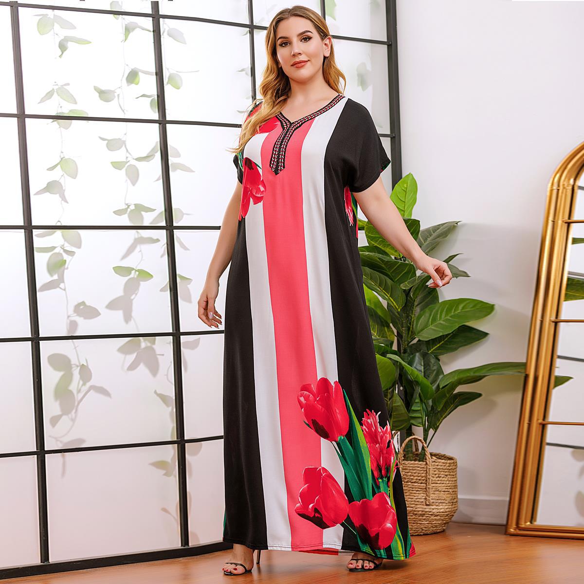 Turkey Eid Muslim Abaya Dress Women Dubai Floral Elegant Moroccan Kaftan Djellaba Hijab Vestidos Islamic Clothing Ramadan Summer
Turkey Eid Muslim Abaya Dress Women Dubai Floral Elegant Moroccan Kaftan Djellaba Hijab Vestidos Islamic Clothing Ramadan Summer