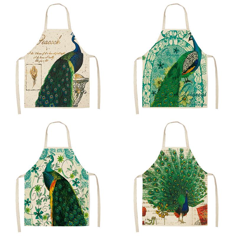 Beautiful Peacock Apron Printed Kitchen Aprons For Women Linen Home Cooking Coffee Baking Waist Bib Pinafore Cleaning Tools
Beautiful Peacock Apron Printed Kitchen Aprons For Women Linen Home Cooking Coffee Baking Waist Bib Pinafore Cleaning Tools