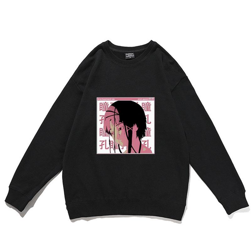 Men' Hoodies & Sweatshirts Test Fashion Serial Experiments Lain Iwakura Print Pullover Men Women Cute Harajuku Sweatshirt Woman Long Sleeve, Black
Men' Hoodies & Sweatshirts Test Fashion Serial Experiments Lain Iwakura Print Pullover Men Women Cute Harajuku Sweatshirt Woman Long Sleeve, Black