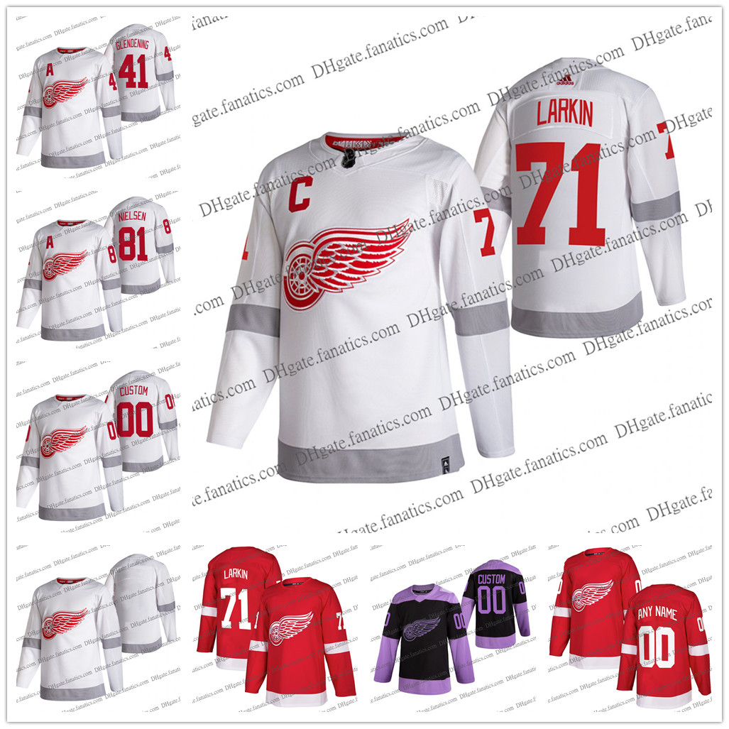 71 Dylan Larkin Detroit Red Wings 2021 Reverse Retro Jersey 41 Luke Glendening 81 Frans Nielsen 9 Gordie Howe 8 Justin Abdelkader Stitched Any Name Number, As photo
71 Dylan Larkin Detroit Red Wings 2021 Reverse Retro Jersey 41 Luke Glendening 81 Frans Nielsen 9 Gordie Howe 8 Justin Abdelkader Stitched Any Name Number, As photo