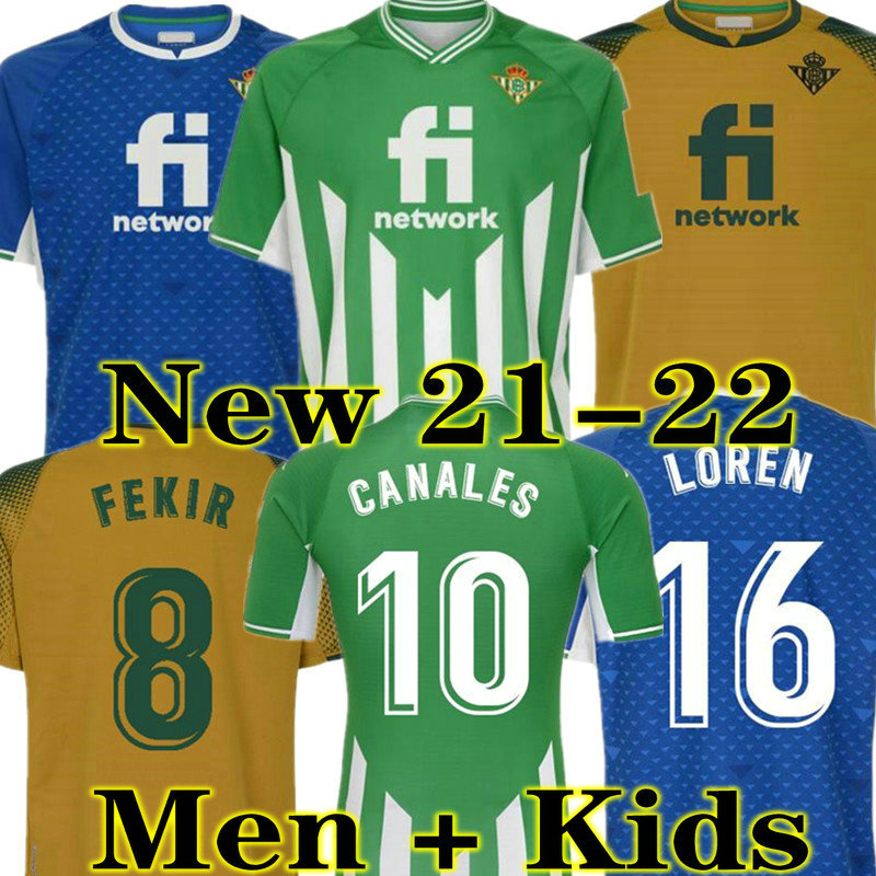 CANALES 21 22 Real Betis Soccer Jerseys 2021 2022 FEKIR LOREN JOAQUIN B. IGLESIAS JUANMI football shirt GUARDADO C. TELLO WILLIAM men Jersey kids kit sets, 21 22 away
CANALES 21 22 Real Betis Soccer Jerseys 2021 2022 FEKIR LOREN JOAQUIN B. IGLESIAS JUANMI football shirt GUARDADO C. TELLO WILLIAM men Jersey kids kit sets, 21 22 away