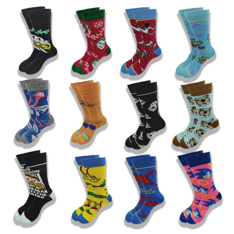 Men's Socks Anime Cartoon Characters Men And Women Cotton Autumn Winter Middle Tube Skateboard, Gray
Men's Socks Anime Cartoon Characters Men And Women Cotton Autumn Winter Middle Tube Skateboard, Gray