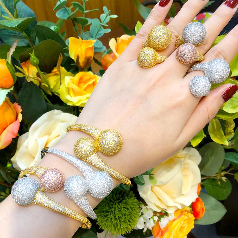 Earrings & Necklace KellyBola Trendy Luxury Bubble Ball Shape Full Cubic Zirconia Bangle Ring Sets Woman's Partty Daily Anniversary Jewelry, Silver
Earrings & Necklace KellyBola Trendy Luxury Bubble Ball Shape Full Cubic Zirconia Bangle Ring Sets Woman's Partty Daily Anniversary Jewelry, Silver