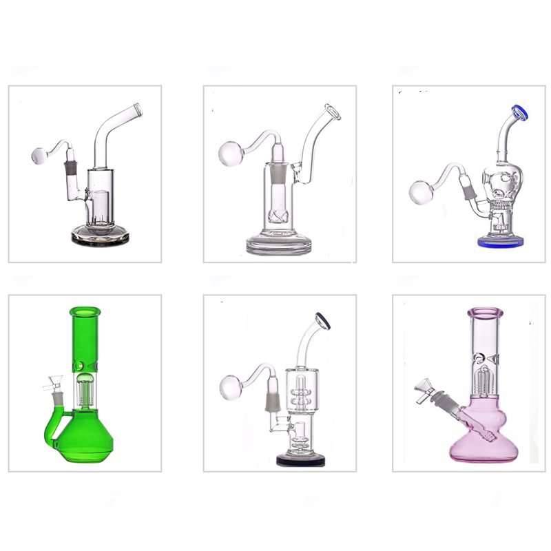 16 styles Glow In The Dark Beaker Bong bubbler Water Pipe 8 arm tree perc recycler fab egg Dab Oil Rig with male banger nail clear stock
16 styles Glow In The Dark Beaker Bong bubbler Water Pipe 8 arm tree perc recycler fab egg Dab Oil Rig with male banger nail clear stock