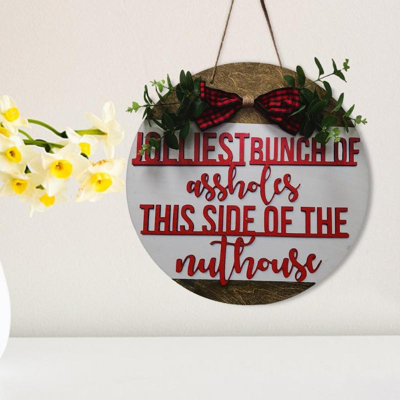 Christmas Decorations Single-sided Door Hanger Retro Wooden Front Hanging Ornament For Holiday Cafe Restaurant Decorative Sign
Christmas Decorations Single-sided Door Hanger Retro Wooden Front Hanging Ornament For Holiday Cafe Restaurant Decorative Sign