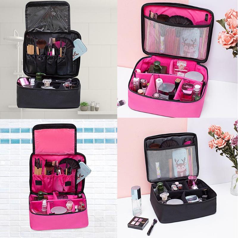 Fashion Nylon Travel Organizer Cosmetic Bag Large Capacity Multi-function Women Makeup Container Waterproof Kit Bags & Cases
Fashion Nylon Travel Organizer Cosmetic Bag Large Capacity Multi-function Women Makeup Container Waterproof Kit Bags & Cases