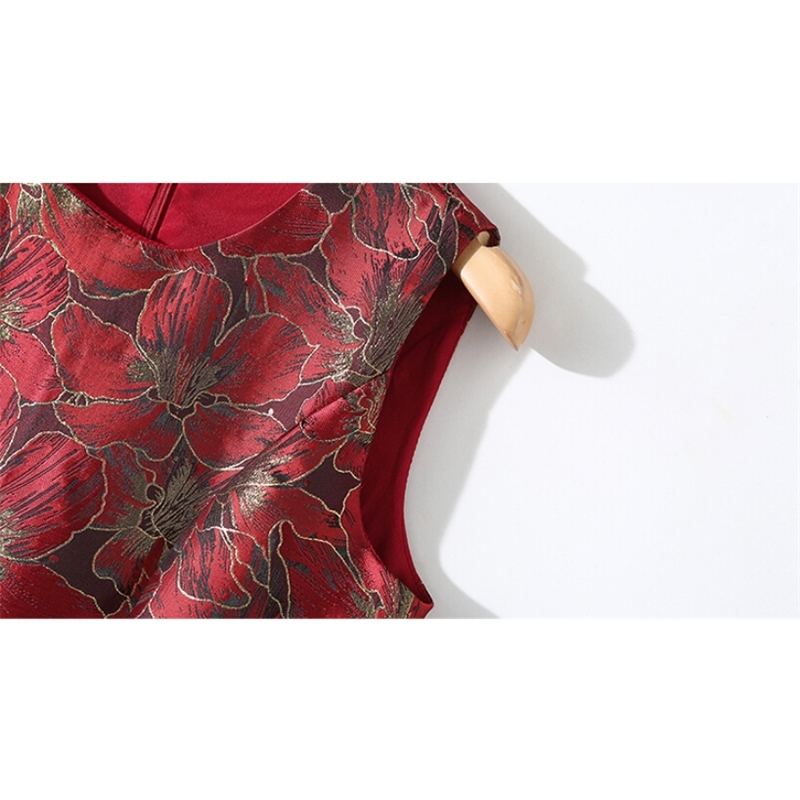 Spring Vintage Jacquard Dress Elegant Slim Ladies Women Casual Party Dresses Vestidos Free Belt 210520