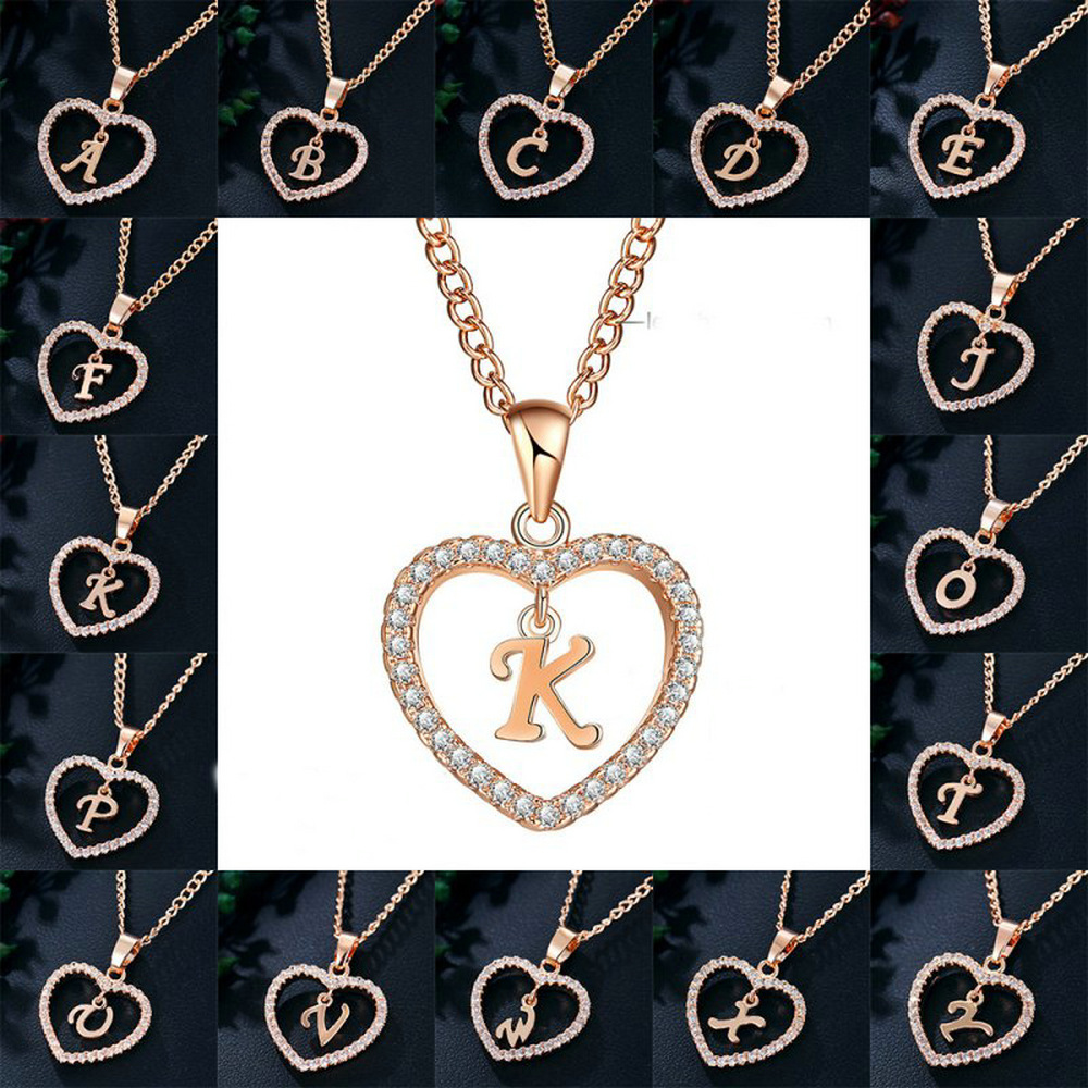 Kimter Capital Heart Necklace for Women Girls Charm Personality 26 Letter CZ Love Pendant A-Z Alphabet Necklaces Fashion Jewelry P161FA
Kimter Capital Heart Necklace for Women Girls Charm Personality 26 Letter CZ Love Pendant A-Z Alphabet Necklaces Fashion Jewelry P161FA