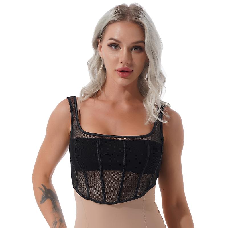 Women's Tanks & Camis Top White Female T-shirt Cropped Y2k Tops Women 2021 Fairy Grunge Corset Crop Solid Transparent Mesh Vest Sports
Women's Tanks & Camis Top White Female T-shirt Cropped Y2k Tops Women 2021 Fairy Grunge Corset Crop Solid Transparent Mesh Vest Sports