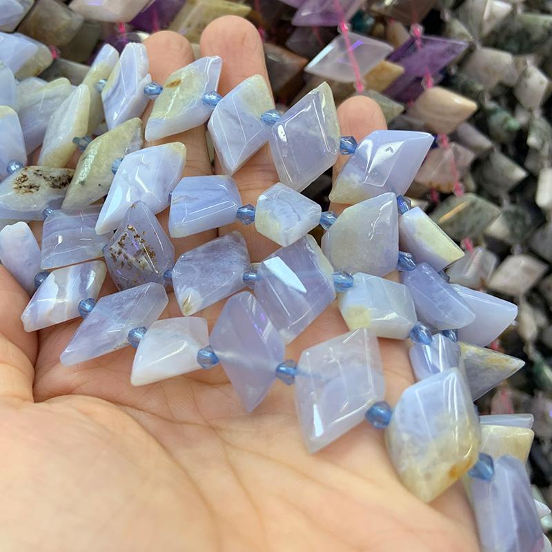 Other Natural Purple Agate Stone Beads 15'' Rhombus Square DIY Loose For Jewelry Making Necklace Earring Women Gift
Other Natural Purple Agate Stone Beads 15'' Rhombus Square DIY Loose For Jewelry Making Necklace Earring Women Gift