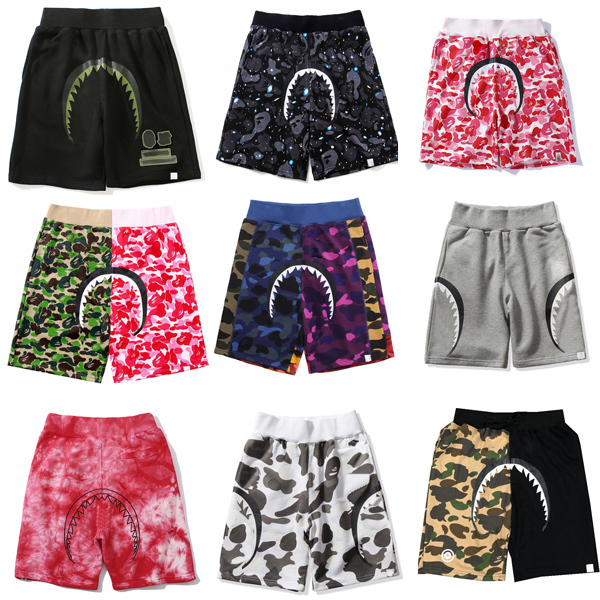Mens shorts sports pants womens bathing ape Sweatpants summer camouflage short pant fashion letter printing Luminous shark head men street, White;black
Mens shorts sports pants womens bathing ape Sweatpants summer camouflage short pant fashion letter printing Luminous shark head men street, White;black