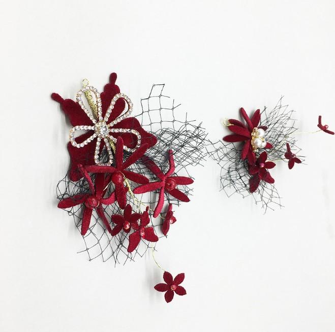 Hair Clips & Barrettes Bridal Vintage Elegant Red Crystal Rhinestone Yarn Flowers Butterfly Barrette Hairpin Wedding Accessories, Golden;silver
Hair Clips & Barrettes Bridal Vintage Elegant Red Crystal Rhinestone Yarn Flowers Butterfly Barrette Hairpin Wedding Accessories, Golden;silver