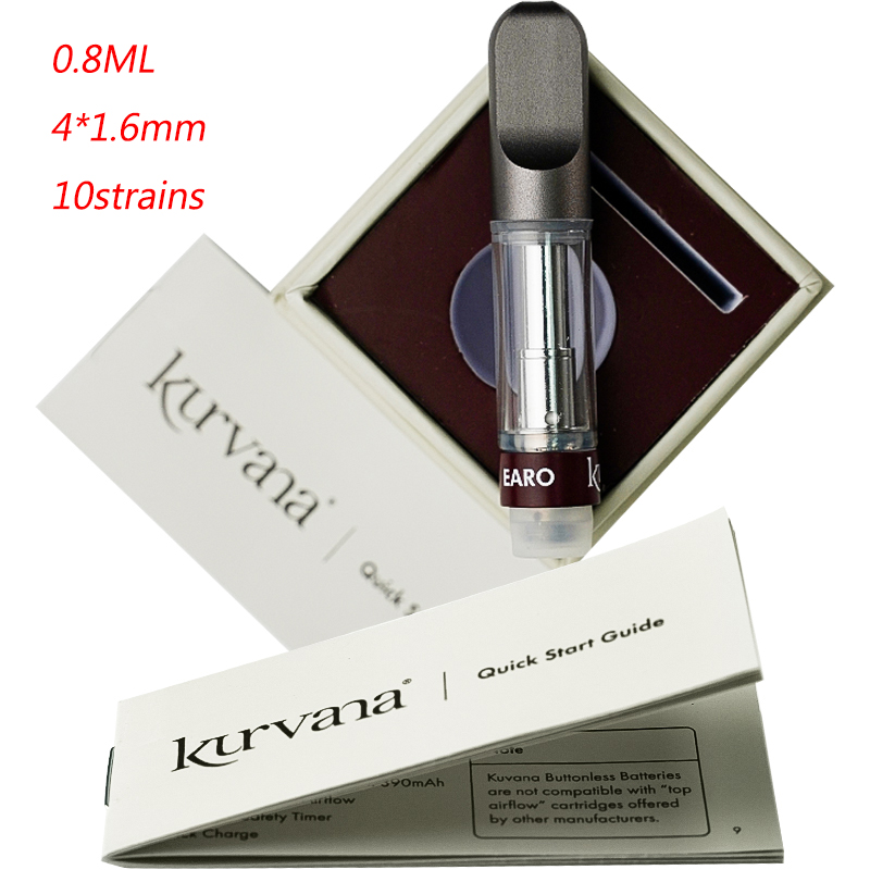 KURVANA Vape Cartridges Packaging 0.8ml Atomizers Ceramic Coil Thick Oil Glass Tank Empty Vapes Pens Carts 510 Thread
KURVANA Vape Cartridges Packaging 0.8ml Atomizers Ceramic Coil Thick Oil Glass Tank Empty Vapes Pens Carts 510 Thread