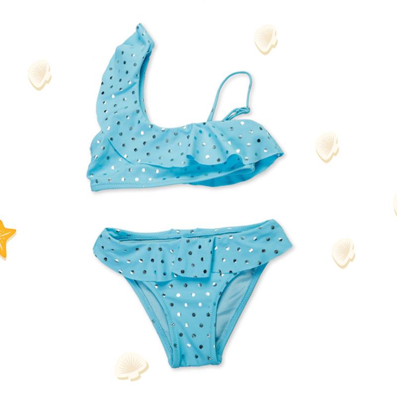 One-Pieces Swimsuit Kids Summer Baby Sweet Kid Girls Ruched Solid Wave Point Print Swimwear Bikini Sets Swimming Suit For Children, Blue
One-Pieces Swimsuit Kids Summer Baby Sweet Kid Girls Ruched Solid Wave Point Print Swimwear Bikini Sets Swimming Suit For Children, Blue