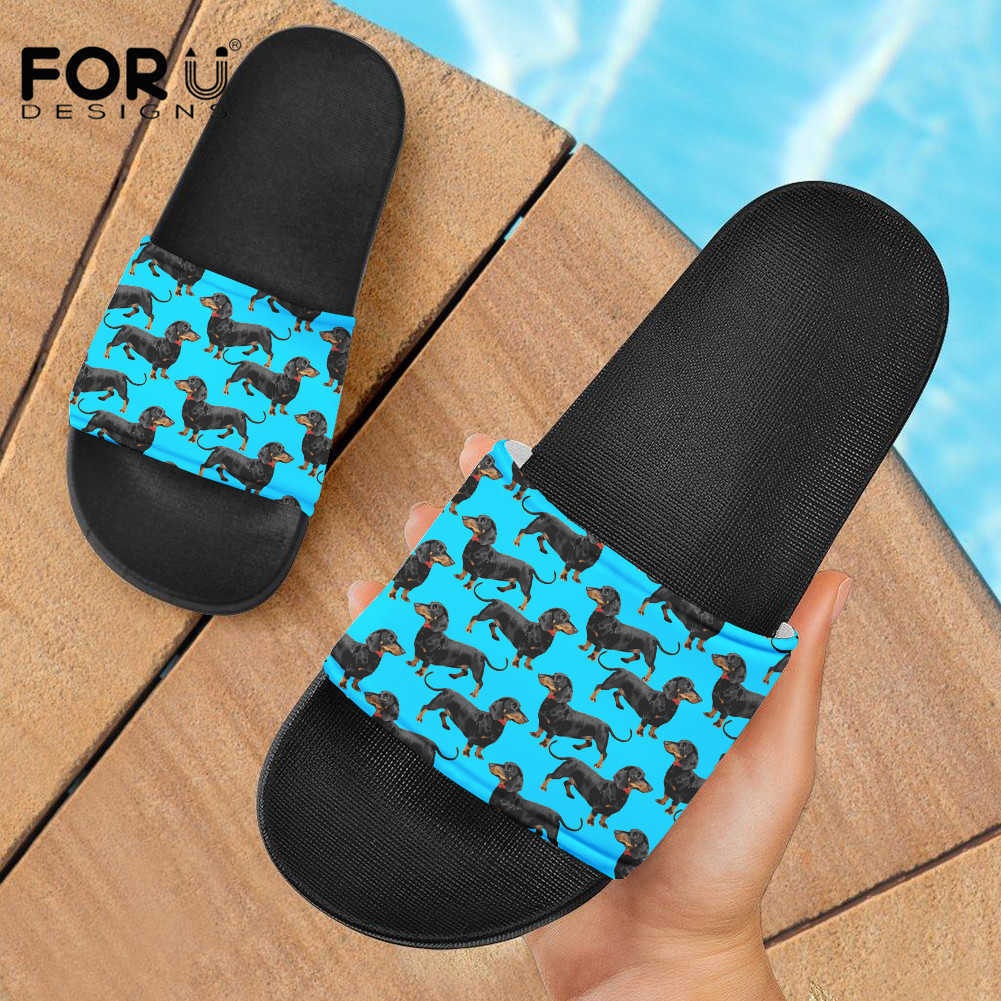 FORUDESIGNS Women 2021 Sandal Shoes Lovely Dachshund Printed Summer Flats Beach Slippers Fashion House Bathroom Female Flip Flop H0827, Htaf264z64
FORUDESIGNS Women 2021 Sandal Shoes Lovely Dachshund Printed Summer Flats Beach Slippers Fashion House Bathroom Female Flip Flop H0827, Htaf264z64