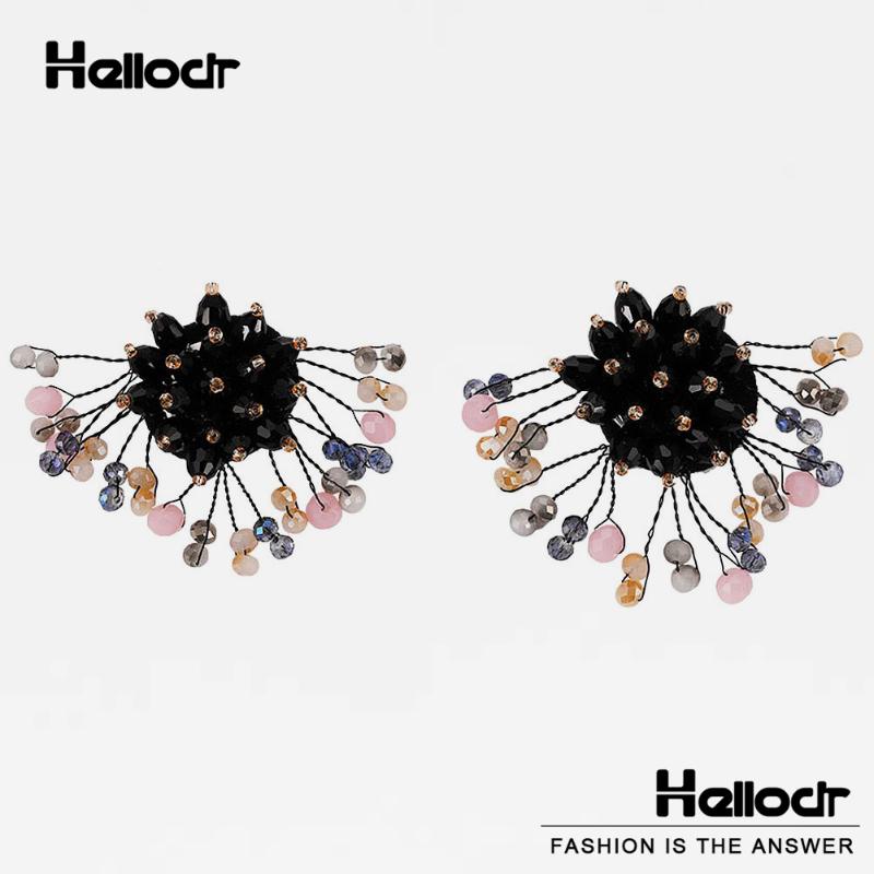 Stud Hellodr Korea Fashion Colorful Beaded Flower Earrings For Women Acrylic Resin Sweet Charm Vintage Party Jewelry Accessories, Golden;silver
Stud Hellodr Korea Fashion Colorful Beaded Flower Earrings For Women Acrylic Resin Sweet Charm Vintage Party Jewelry Accessories, Golden;silver