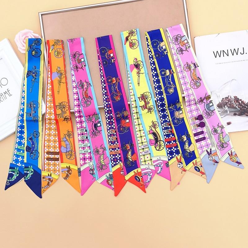 Romantic Carriage Series Scarf Women Luxury Fashion Women's Hair Band Bandana Tied Handbag Handle Small Silk G40 Scarves
Romantic Carriage Series Scarf Women Luxury Fashion Women's Hair Band Bandana Tied Handbag Handle Small Silk G40 Scarves