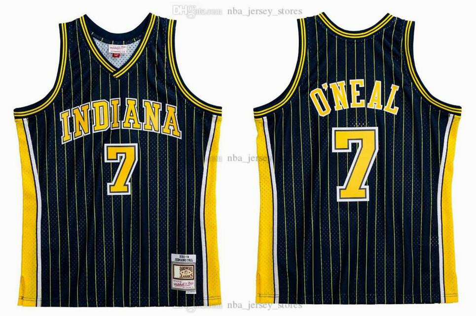 Stitched Jersey Jermaine O'Neal #7 Mitchell&Ness 2003-04 Mesh Hardwoods Classics retro basketball jerseys Men Women Youth S-6XL, Black;red
Stitched Jersey Jermaine O'Neal #7 Mitchell&Ness 2003-04 Mesh Hardwoods Classics retro basketball jerseys Men Women Youth S-6XL, Black;red