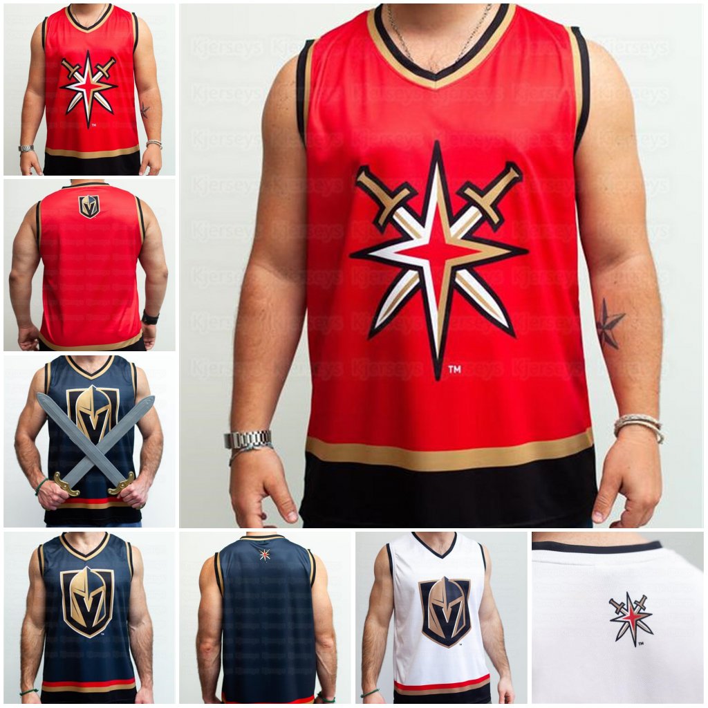 Las Vegas Golden Knights Away Hockey Tank Red Black Blue White customize any number and name personality vest Jesseys, Black;red
Las Vegas Golden Knights Away Hockey Tank Red Black Blue White customize any number and name personality vest Jesseys, Black;red