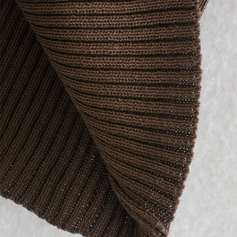 Vintage Woman Irregular sweater Fashion Ladies Autumn High Street Tank Tops Female Niche Creative tops 210515