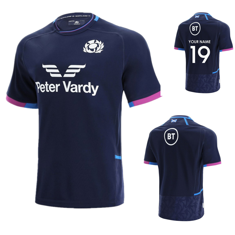 2022 Scotland Rugby jersey HOME away Shirts six Nations Best quality SCOTLAND Rugby shirt Jerseys Custom name and number, Black
2022 Scotland Rugby jersey HOME away Shirts six Nations Best quality SCOTLAND Rugby shirt Jerseys Custom name and number, Black