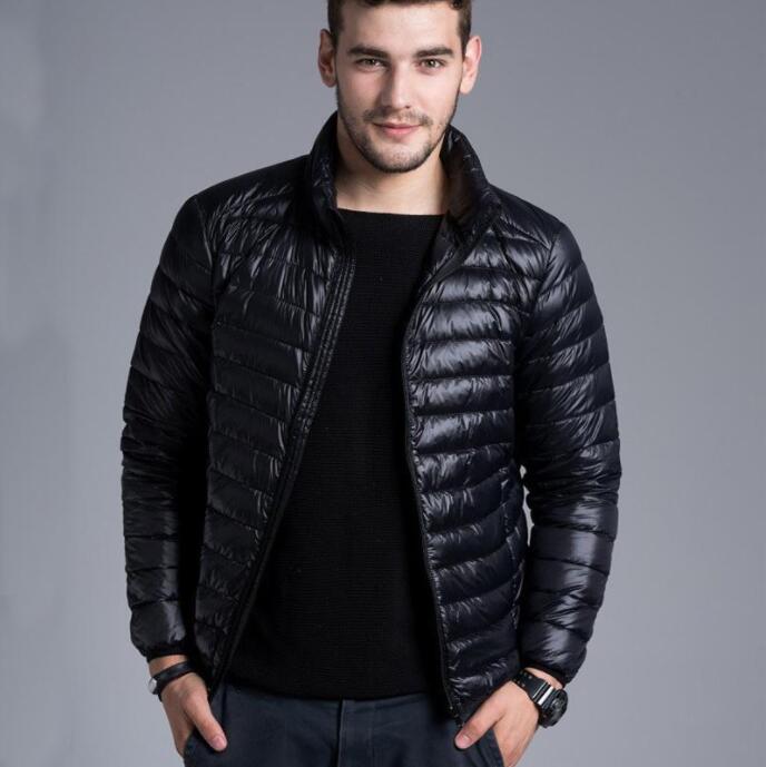90% White Duck Mens Down Jacket Ultra Light Winter Warm Puffer Lightweight Coat Men Stand Collar Ultralight Coats Male Thin, Black
90% White Duck Mens Down Jacket Ultra Light Winter Warm Puffer Lightweight Coat Men Stand Collar Ultralight Coats Male Thin, Black