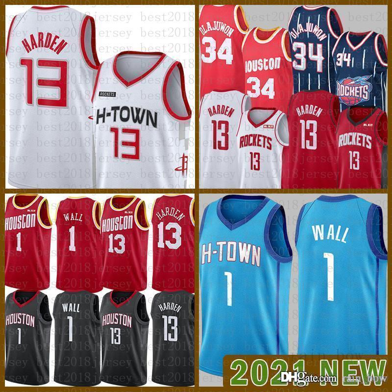 2021 New Basketball Jersey Houston Rocket Mens John 1 Wall James 13 Harden Hakeem 34 Olajuwon Mesh Retro Black, Black;red
2021 New Basketball Jersey Houston Rocket Mens John 1 Wall James 13 Harden Hakeem 34 Olajuwon Mesh Retro Black, Black;red