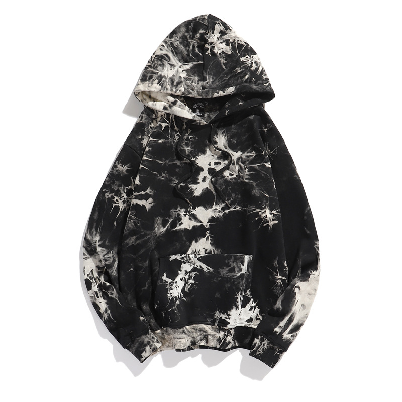 Cool Black Tie-dye Hoodie Sweatshirt Men Women Spring High Quality Harajuku Hip Hop Streetwear Sudaderas
Cool Black Tie-dye Hoodie Sweatshirt Men Women Spring High Quality Harajuku Hip Hop Streetwear Sudaderas