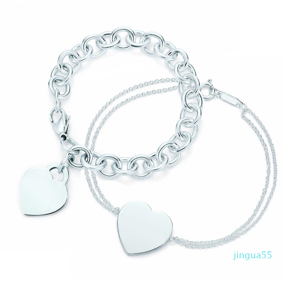 fashion 100% 925 Sterling Silver Heart Shaped Women's Elegant Bracelet Lock Bracelet Silverware Matching World Jewelry Gifts
fashion 100% 925 Sterling Silver Heart Shaped Women's Elegant Bracelet Lock Bracelet Silverware Matching World Jewelry Gifts