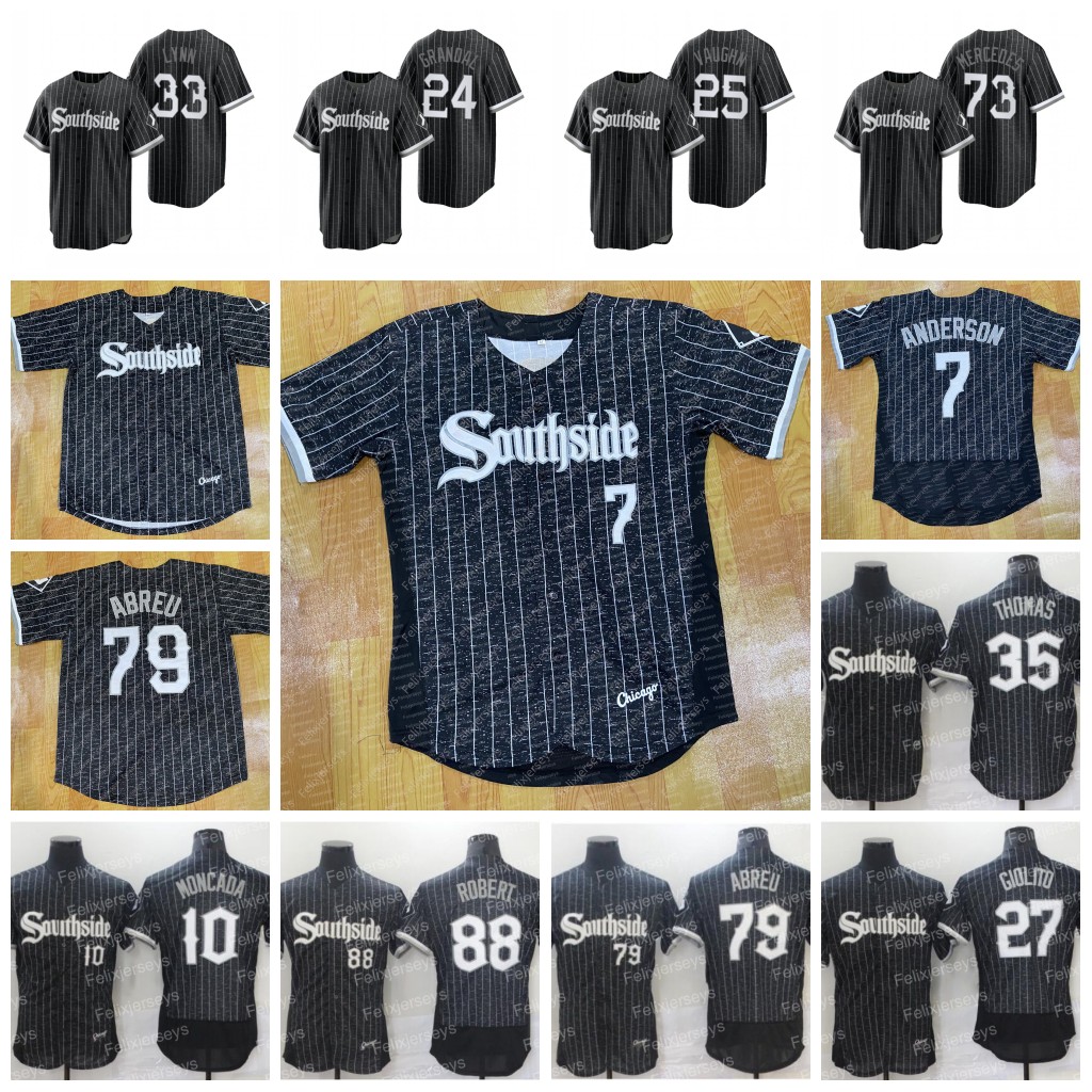 Southside 2021 City Connect Jersey Tim Anderson Yermin Mercedes Jose Abreu Yoan Moncada Nick Madrigal Eloy Jimenez Vaughn Robert Kopech Giolito Hamilton Lynn, White flex base
Southside 2021 City Connect Jersey Tim Anderson Yermin Mercedes Jose Abreu Yoan Moncada Nick Madrigal Eloy Jimenez Vaughn Robert Kopech Giolito Hamilton Lynn, White flex base