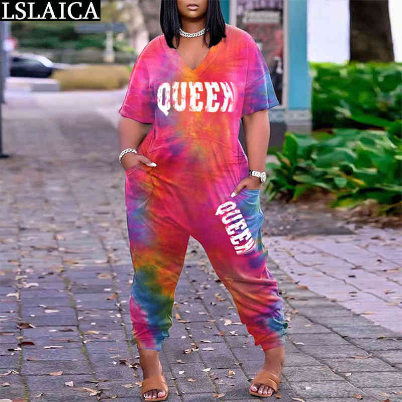 Plus Size Jumpsuit for Women 4xl Short Sleeve Pockets Letter Print Casual Women's Overalls Elegant Party Summer Fashion Bodysuit 210520, Fuchsia
Plus Size Jumpsuit for Women 4xl Short Sleeve Pockets Letter Print Casual Women's Overalls Elegant Party Summer Fashion Bodysuit 210520, Fuchsia