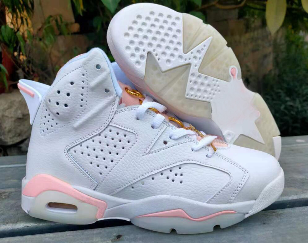 Newest Released 6 Gold Hoops Men Basketball shoes 6s White Barely Rose-Sail-Metallic mens womens Sneakers Trainers Sports DH9696-100 size5.5~13, White pink
Newest Released 6 Gold Hoops Men Basketball shoes 6s White Barely Rose-Sail-Metallic mens womens Sneakers Trainers Sports DH9696-100 size5.5~13, White pink