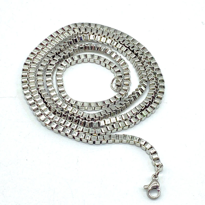3MM 50 55 60 65 70 75 80cm Stainless Steel Square Link Box Chain Necklace For Pendants Party Club Hip Hop Jewelry
3MM 50 55 60 65 70 75 80cm Stainless Steel Square Link Box Chain Necklace For Pendants Party Club Hip Hop Jewelry