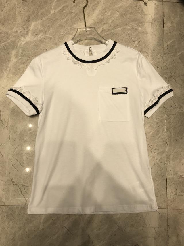 Short sleeve women's 2021 spring and summer new products versatile fashionable yarn knitting lace temperament casual white T-shirt women's
Short sleeve women's 2021 spring and summer new products versatile fashionable yarn knitting lace temperament casual white T-shirt women's
