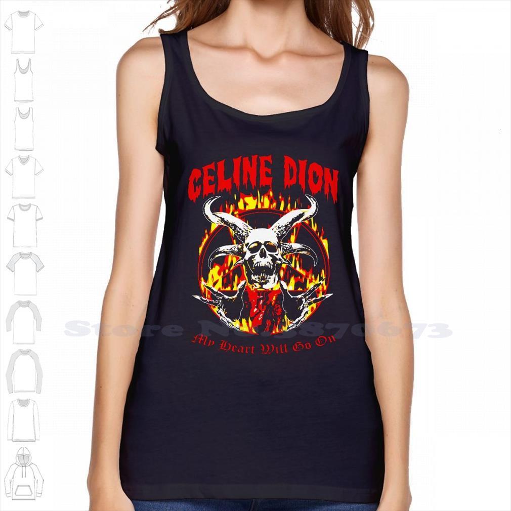 summer funny tank sleeveless vest for men women dion my heart will go on metal black phillip, White;black
summer funny tank sleeveless vest for men women dion my heart will go on metal black phillip, White;black