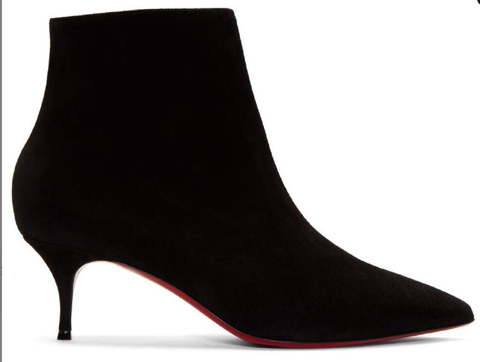 Luxury designer shoes Red bottom ankle boot So-Kate Booty 55mm suede leather ankles boots low heel soft leathers winter short bootie With box EU35-43
Luxury designer shoes Red bottom ankle boot So-Kate Booty 55mm suede leather ankles boots low heel soft leathers winter short bootie With box EU35-43