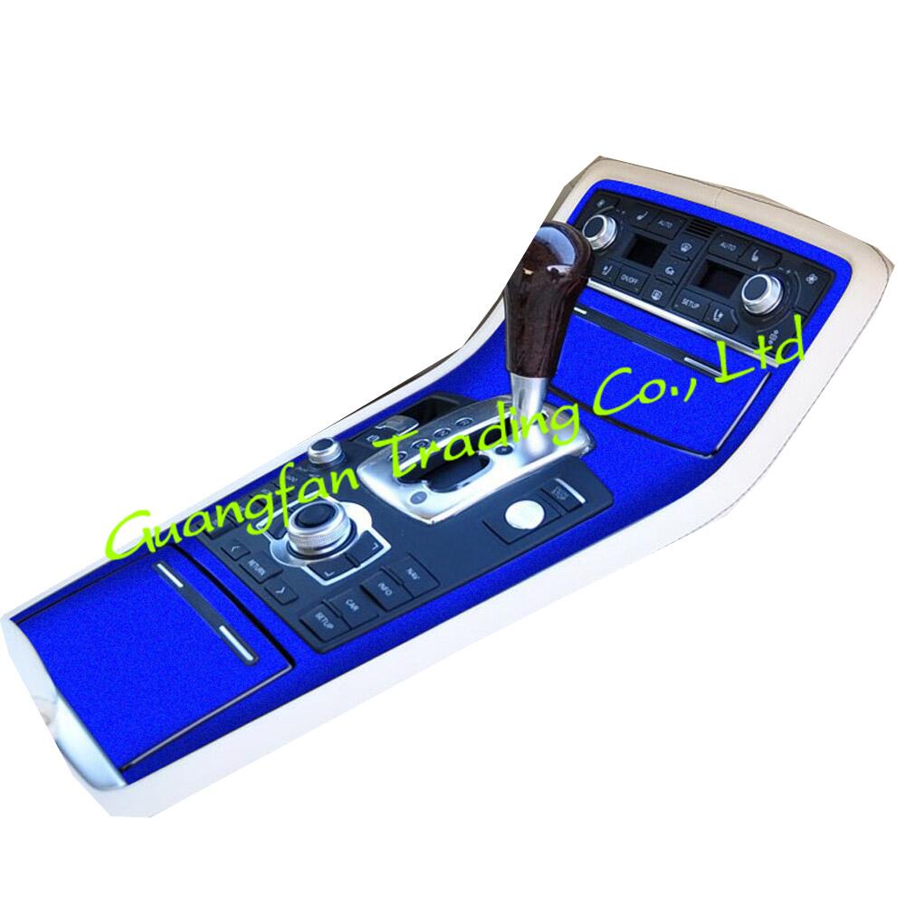 For Audi A8 D3 2003-2010 Car-Styling 3D 5D Carbon Fiber Car Interior Center Console Color Change Molding Sticker Decals