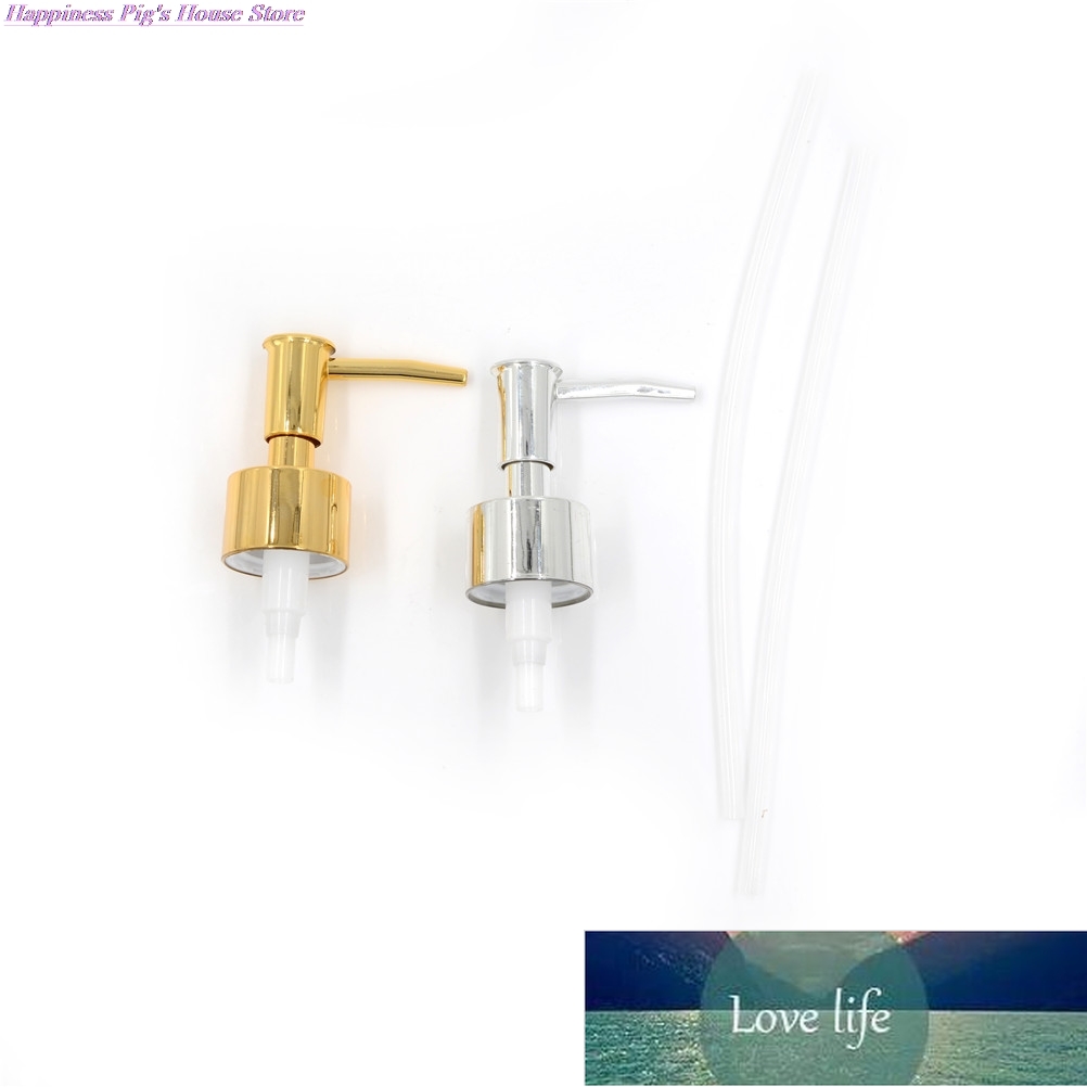Plastic Soap Pump Liquid Lotion Gel Dispenser Replacement Jar Tube Tool Gold/Silver от DHgate WW