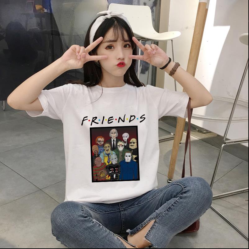 women t shirt terror villain friends movie hipster o neck short sleeve aesthetic plus size graphic fashion cool casual tee, White
women t shirt terror villain friends movie hipster o neck short sleeve aesthetic plus size graphic fashion cool casual tee, White