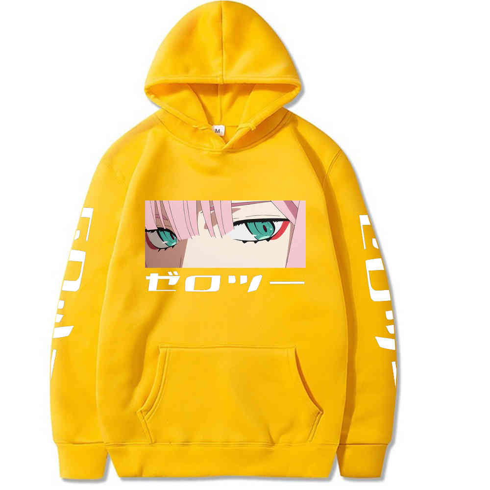 Zero Two Hoodie Darling In The Franxx Printed Hoodies for Men/Women Streetwear Hoodie Men Harajuku Loose Hip Hop Hoodies Y0319