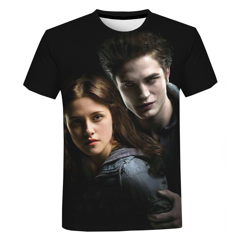 The Twilight Saga 3D T-shirt Hot Movie Harajuku Streetwear Printed T Shirt Men Women Fashion Casual Funny T Shirt Tee Tops 210329