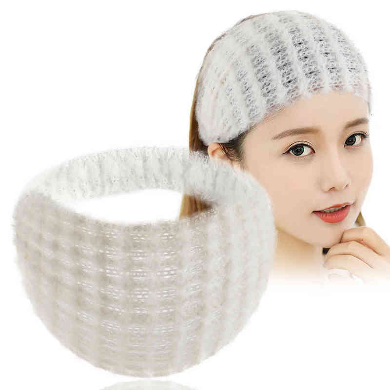 Hair Accessories Jewelry Fashionable and Simple Korean Women's Knitting Style Hollow Cover Head Wide Edge Band Sen Series Pressure Headband
