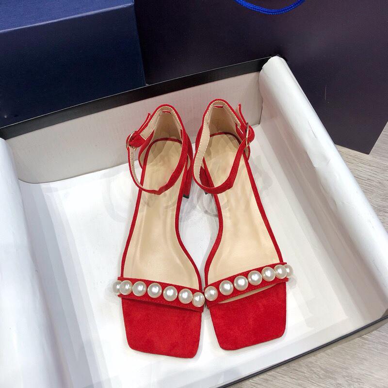 Sandals Women Low Heeled Pearl 2021 Summer Fashion Sexy Square Toe Open One Word Strap Slippers Designer Shoes, Blue
Sandals Women Low Heeled Pearl 2021 Summer Fashion Sexy Square Toe Open One Word Strap Slippers Designer Shoes, Blue