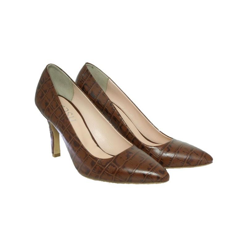 Dress Shoes Genuine Leather, Brown, Crocodile Print High Heels, Handmade, Women Shoes, Pumps, Sima
Dress Shoes Genuine Leather, Brown, Crocodile Print High Heels, Handmade, Women Shoes, Pumps, Sima